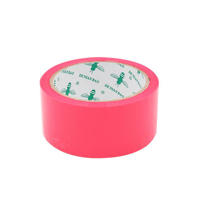 Goede prijs. Diep Roze BOPP Pakketverpakkingstape Op Maat Zelfklevende Logo Gekleurde Tape online