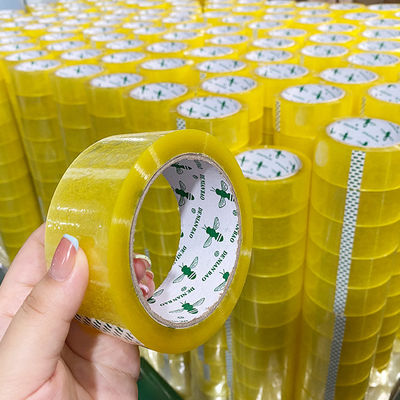 Fabriek op maat gemaakt BOPP geel geel verpakkingslijm afdichtband