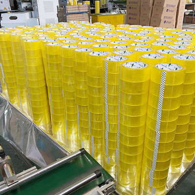 Goede prijs. Doorzichtige gele aangepaste kleefband voor kartonnen afdichtband online