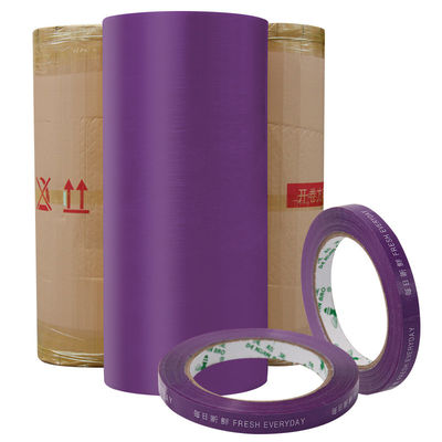 Met logo Purple BOPP Printed Jumbo Roll Manufacturer
