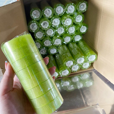 Goede prijs. Transparante groene papierbanden voor verpakkingsfabriek online