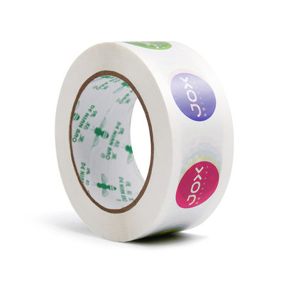 Gepersonaliseerde zelfklevende logo gekleurde tape met merk logo voor verpakking
