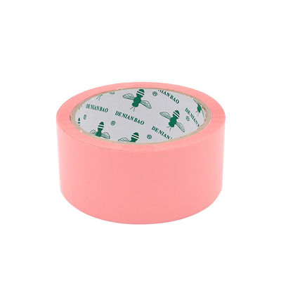 Lichte roze kleefband Kleurband voor het afdichten en maskeren van kartonnen