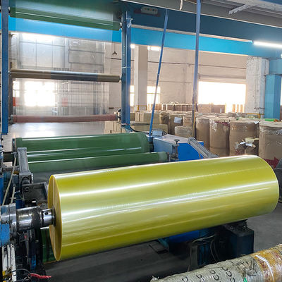 Transparante gele Bopp-tape Jumbo-rol eenzijdig acryllijm