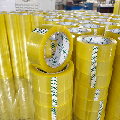 Goede prijs. BOPP Geelachtige Gele Verpakking Kleefband Hoge Kleefkracht Afplaktape online