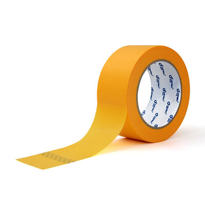 Gele kleur sterk hechtende hoogwaardige klevende gepersonaliseerde afplaktape